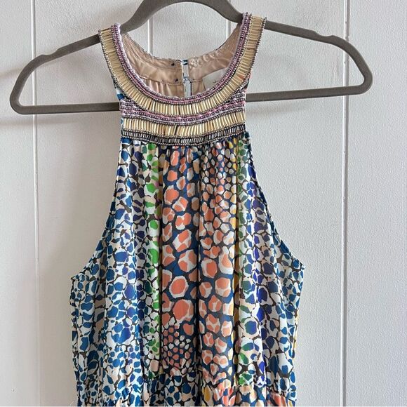 Anthropologie HD in Paris Mayacamas Mosaic Embellished Maxi Dress - Picture 10 of 12